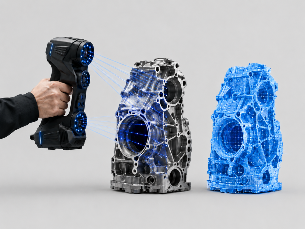 Skanowanie 3D laserowe obiektu