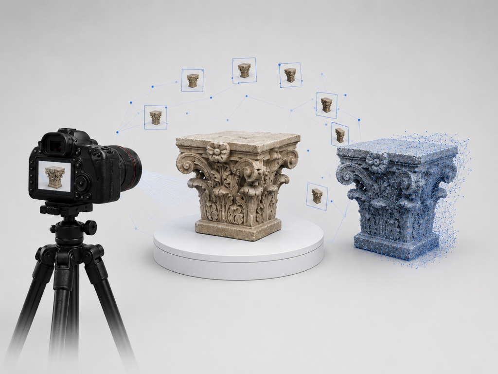 Skan 3D obiektu fotogrametrią